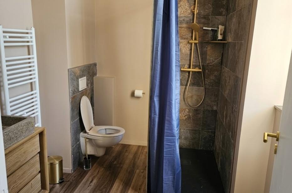 L’Antichambre de la Nuit, salle de bains privative avec douche